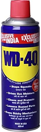 WD-40 400TC0313B Multi-Use Product Spray with Straw, 400 ml
