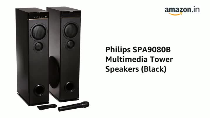 philips spa9080b multimedia tower speakers review
