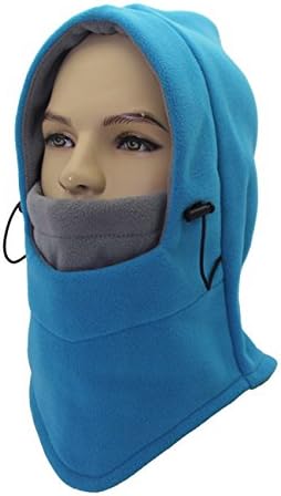 Cold Weather Masked Fleeces Hat Face and Neck Mask Warm Cap Outdoor for Unisex (C2)
