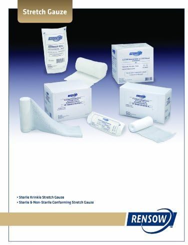 RENSOW 4 Non -Sterile Conforming Stretch Gauze - Guaze 8 packs of 12/96 case