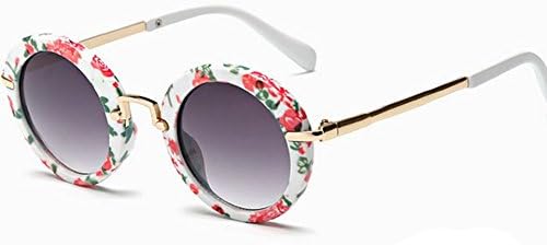 LuxuryEye Fashion Round Baby Party Accessory Ornament Attracitve Super Star Style Lady Sunglasses(Color)