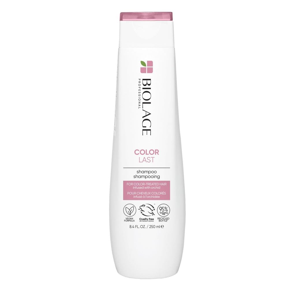 Biolage Professional Color Last Shampoo for Coloured Hair, Infused With Orchid Flower Extract to Protect Colour Treated Hair, Moisturises and Prevents Colour Fade, 250ml