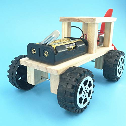 HsgbvictS DIY Toys Creative Toy DIY Electric Wind Power Car SUV Science Experiment Children Assembly Model Toy