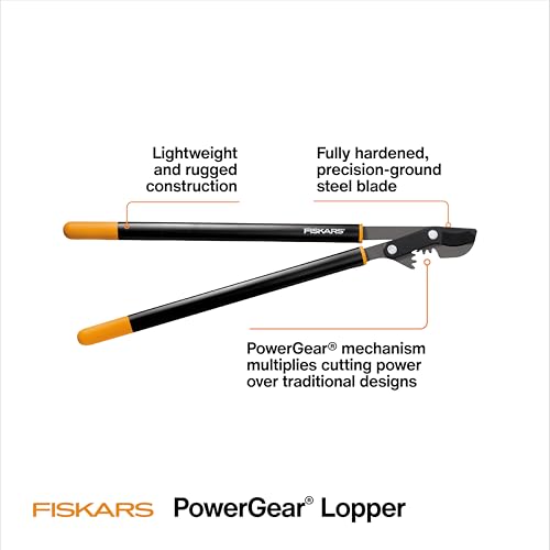 Fiskars 32” PowerGear Garden Bypass Loppers, Tree Trimmer, 2" Cut Capacity photo 8