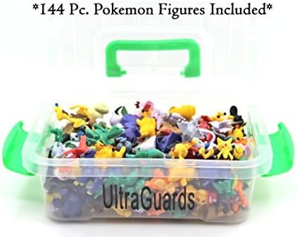 Ultraguards Complete Set Pokemon Figures + Carrying Case (144 pc + Case)