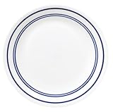Corelle Livingware 8-1/2-Inch Luncheon Plate, Classic Cafe Blue