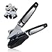 Wellehomi Premium Can Opener, Manual Cordless Tin Opener With Lids Off Jar Opener And Bottle Opener In One, Producing Smooth Edge Easy Turn Knob And Ergonomic Handles