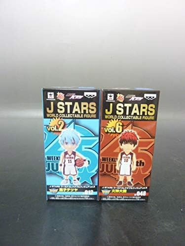 Amazon ジャンプ45周年 J Stars ワールド コレクタブル フィギュア 黒子のバスケ Vol 2 黒子テツヤ Vol 6 火神大我 2体セット フィギュア ドール 通販