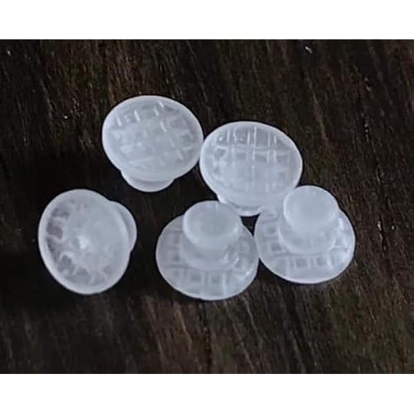 AZDENT Dental Orthodontic Round Base Ceramic Lingual Buttons - 10-Pack, Bondable For Braces | SCK1370100131