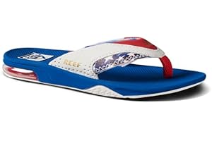 REEF Kids' Fanning Flip Flop, Arch Support, Durable Outsole, Water Friendly
