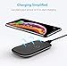 CHOETECH Wireless Charger, 3 Coils Qi Wireless Charging Pad Compatible iPhone XS Max/XR/XS/X/8/8 Plus, Samsung Galaxy S9/S9 Plus/Note 9/Note 8/S8/S8+/Google Pixel 3/3 xl/ Qi Enable Devices (Black)
