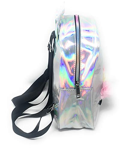 girls holographic unicorn mini backpack size Amazon.com | VALICLUD Clear for Girls, Transparent Tpu School Bag with Adjustable Straps, Purple, 11.61 X 9.84 X 4.33 Inch, Ideal for School, Stadiums, Parks, and Family Trips Gold Unicorn Sequin Cute Backpack Holographic School Backpacks Holographic Unicorn Bag for Kids