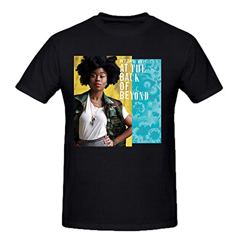 Ntjam Rosie At The Back Of Beyond Summer T Shirts For Men Round Neck Black