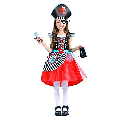 Pirate Costume Kids Kids Girls Pirate Costumes - UK Girls Pirate Costume For Halloween Kids Dress Up Kit