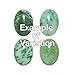 Beadaholique Zing Jiang Jade Gemstone Oval Flat-Back Cabochons 25x18mm (1 Piece)