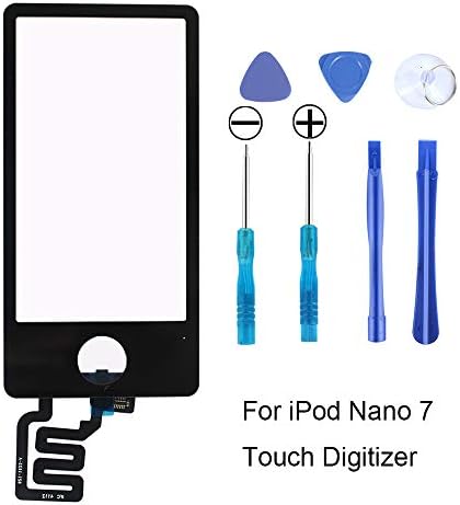 SZFIXEZ Glass Screen Touch Digitizer Replacement for iPod Nano 7 7th Generation (Not Include LCD) - Black
