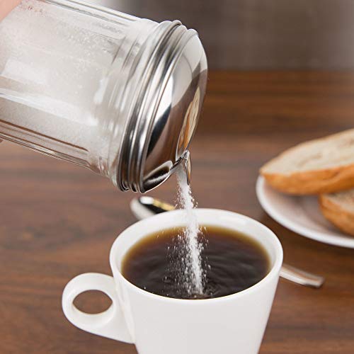 Tzipco's Flip Cap Glass Sugar Dispenser 12 Ounce (Pack of 4) - Thumbnail 5