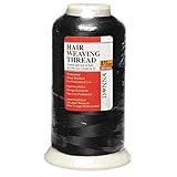 Donna Waterproof Professional Hair Weaving Thread Black 875 Yards