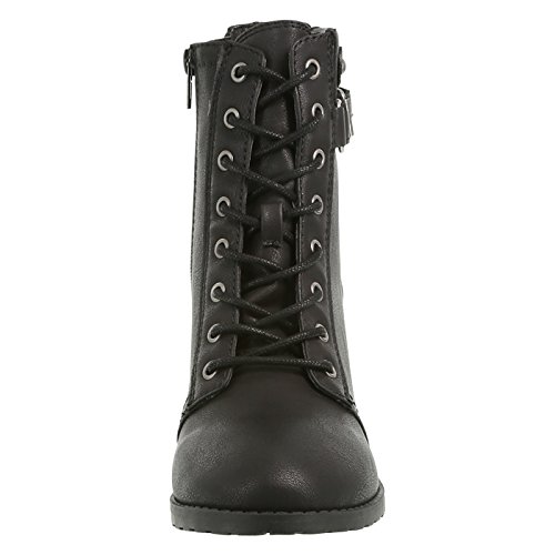 brash lace up boots