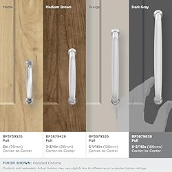 Amerock | Cabinet Pull | Polished Chrome | 6-5/16