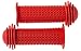 Prometheus Kids Bike Grips 1 Pair in red | with Safety BAR END Pads | Also for Balance Bike and Scooter | 22 mm Handlebar Grips | Child Safety Grip with Safety Impact Ends | Edition 2018