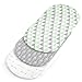 BaeBae Bassinet Fitted Sheet for Halo, Mika Micky, Maxi COSI & Others - 4 Pack 100% Jersey Knit Cotton - Standard Size Oval or Rectangular Pads for Boys & Girls