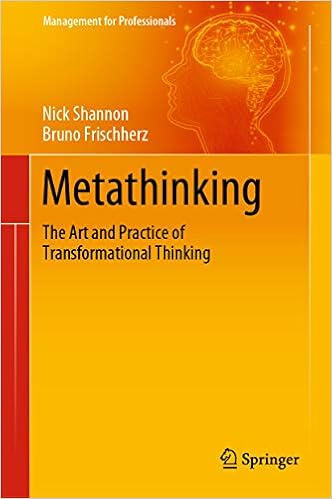 Metathinking: The Art and Practice of Transformational Thinking (Management for Professionals)-Nick Shannon,Bruno Frischherz