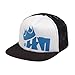 Unisex King Flip Mesh Trucker Caps Baseball Hat Flat Brim Hats for Splatfest (One Size, Blue)