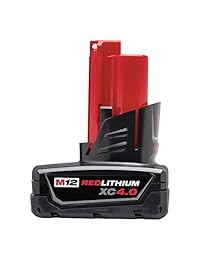 Batería original Milwaukee 48-11-2440 M12 de 12 V de litio rojo XC 4.0 Ah