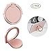 [2 Pack] YOSPOSS-Cell Phone Ring Holder, Phone Finger Grip/Stand/Kickstand/Car Mount,360°Rotation and 180°Flip,[Washable][Removable] for Any Phone (Rose)