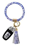 Coolcos Key Ring Bracelets Wristlet Keychain Bangle