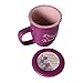 Amazing Woman Mug And Coaster/Lid - Ceramic - Large 14 Ounce Coffee Or Tea Cup - Dusky Purple