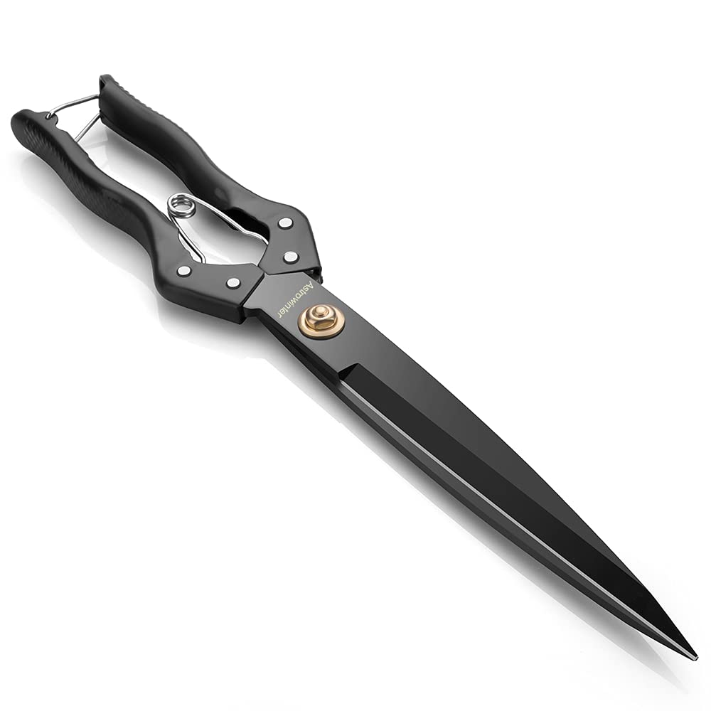 Astrowinter Hand Shears for Gardening & Sheep Shearing - Manganese Stainless Steel Topiary/Hedge Scissors for Pruning AW-006-A5