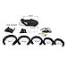 a-YUEYUE Soft Silicone Cage Device Belt with 5 Ring Lock and Keys for Male Mens, 3 Colors Optional