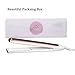 VAV Professional Hair Straightener 1in 3D Floating Plate Ceramic Flat Iron 284℉-446℉ Auto Shut-Off US Plug Rose Gold