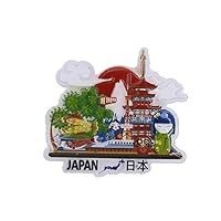GTNINE Fridge Magnets Japanese Panoramic Souvenirs Fridge Magnet Gifts Office Magnet Refrigerator Magnets for Home Kitchen Fridge Office Whiteboard