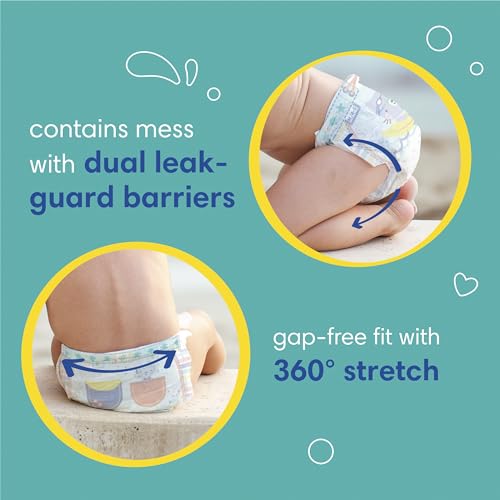 PAMPERS SWIM DIAPERS – SPLASHERS – SIZE 2-3, 20 COUNT, GAP-FREE DISPOSABLE BABY SWIMMING PANTS