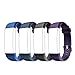 Letsfit ID130Plus HR Replacement Bands, Adjustable Accessory Bands Fitness Tracker ID130Plus HR, ID130Plus Color HR, 4 Pack (Black, Blue, Purple, Grey)