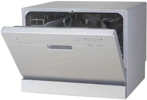 stainless steel countertop dishwasher