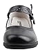 QHamThim Girls Leather Oxford Black School Uniform Outdoor Dress Mary Jane Shoe(Toddler/Little Kid/Big Kid)