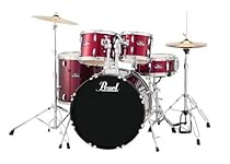 Pearl Roadshow RS525SC/C91 5-Piece Drum Set, Wine Red
