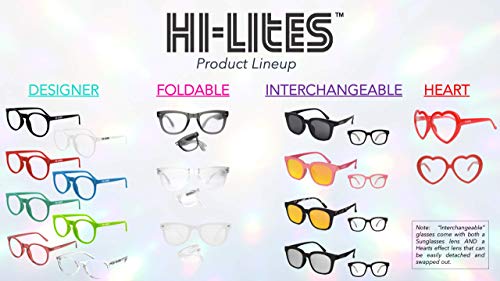 HI-LITES Special Effect Glasses-HEART Effect Lenses (Clear) - Designer Style - Thumbnail 6