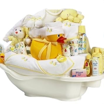 Amazon Com Rub A Dub Tub Gender Neutral New Baby Bath Time Gift