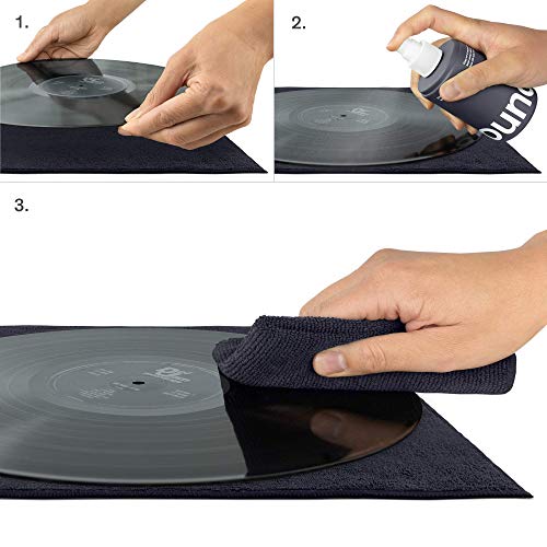 Boundless Audio Record Cleaning Cloth Large 12" x 12" Microfiber