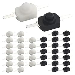 WMYCONGCONG 40 PCS Latching Push Button Switch Mini