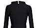 MUXXN Party Dresses for Women Classy Elegant 50s Prom 3/4 Sleeves Bodycon Midi Back Split Pencil Dress Black M