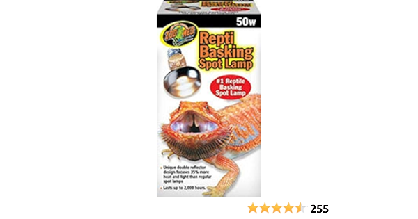 zoo med basking spot lamp 50w