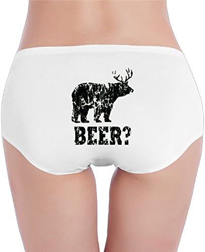 BEAR+DEER=BEER You Know You Love Me Women' Funny Underwear Underpants
