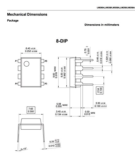 (10 Pair) Fairchild (LM358N + SOCKETS) Operational Amplifier ± 1.5V to ± 16V - Thumbnail 3