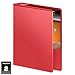Wilson Jones 1 Inch 3 Ring Binder, Heavy Duty D-Ring View Binder, Extra Durable Hinge, Red (W385-14-1797PP)